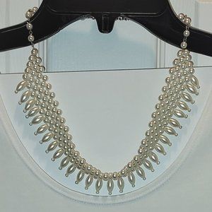 Necklace  Faux Pearl Choker
